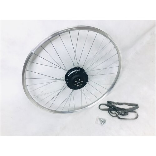 фото Редукторное мотор колесо в сборе на 36-48v/350w ватт для велосипеда 28-29" дюймов передний привод lifeng