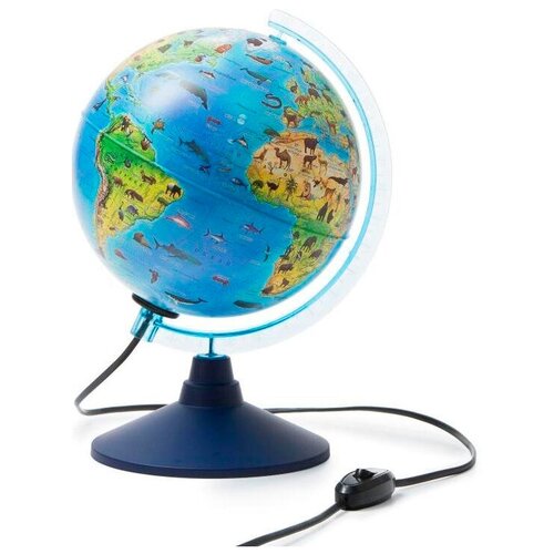 фото Глобус интерактивный географический детский с подсветкой + очки (210 мм) globen