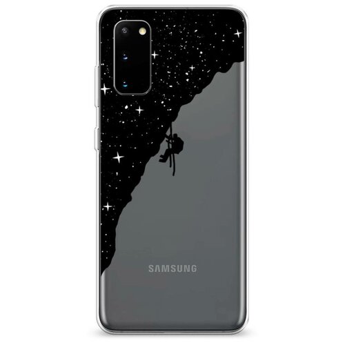 фото Силиконовый чехол "скалолаз в космосе" на samsung galaxy s20 / самсунг гэлакси s20 case place