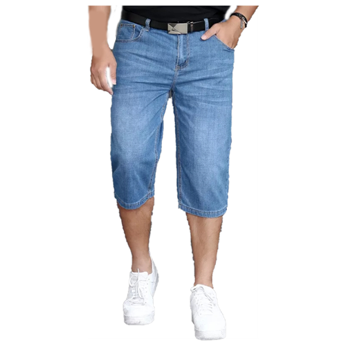 фото Мужские джинсовые бриджи, мужские капри, мужские шорты likeakimbo