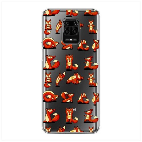 фото Силиконовый чехол "лисья йога" на xiaomi redmi note 9s / сяоми редми нот 9s case place