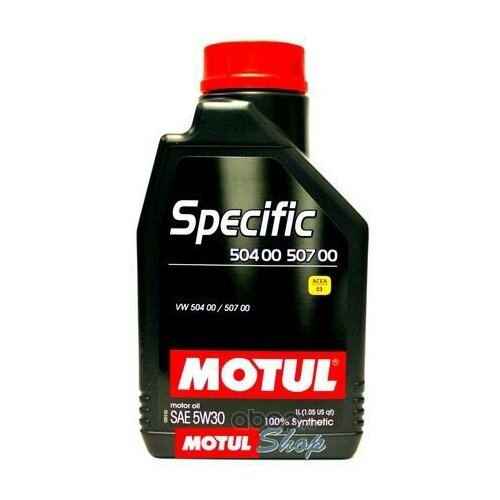 фото Синтетическое масло specific vw 504 00 507 00 5w30 1л motul 106374