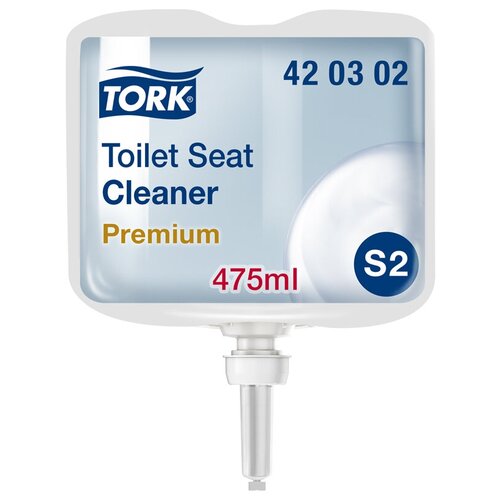 Купить Картридж одноразовый с очистителем-антисептиком для сиденья унитаза Тоrk S2 Premium, 475мл (420302), TORK