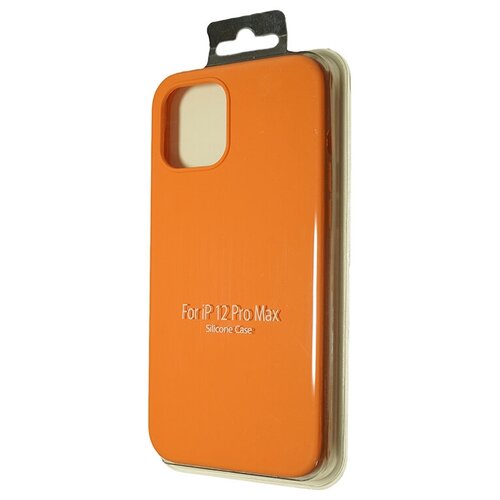 фото Чехол-накладка для iphone 12 pro max silicone case nl закрытый персиковый (2)
