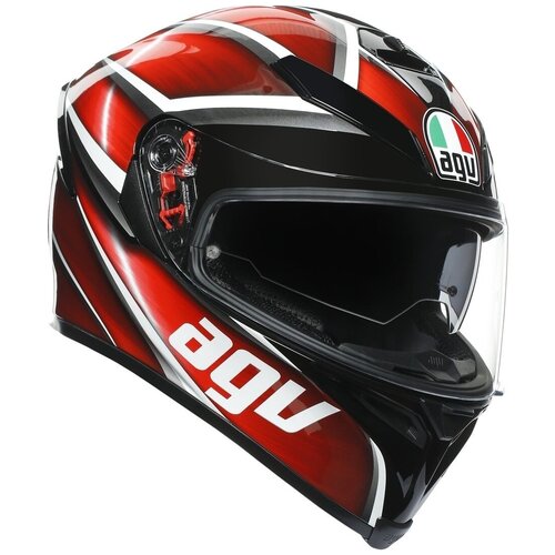 фото Шлем agv k5 s multi tempest black/red agv 210041a2my050