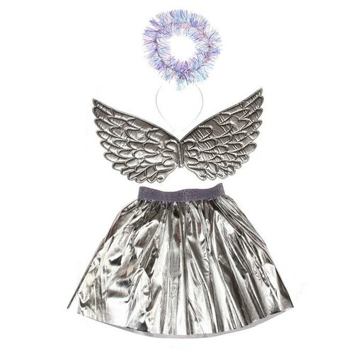 фото Карнавальный набор "ангел" 3 предмета: ободок, крылья, юбка сима-ленд
