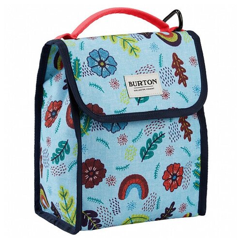 фото Школьная сумка burton lunch sack (embroid floral print) голубой