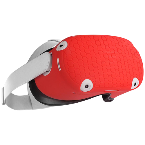фото Силиконовый чехол для шлема oculus quest 2 красный portal shop