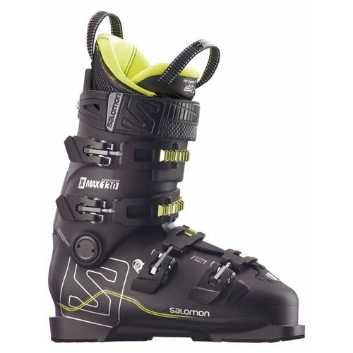 фото Горнолыжные ботинки salomon x max 130 black/metablack/acide (17/18) (25.5)