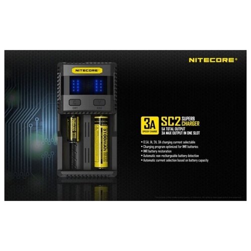 фото Nitecore зарядное устройство nitecore sc2