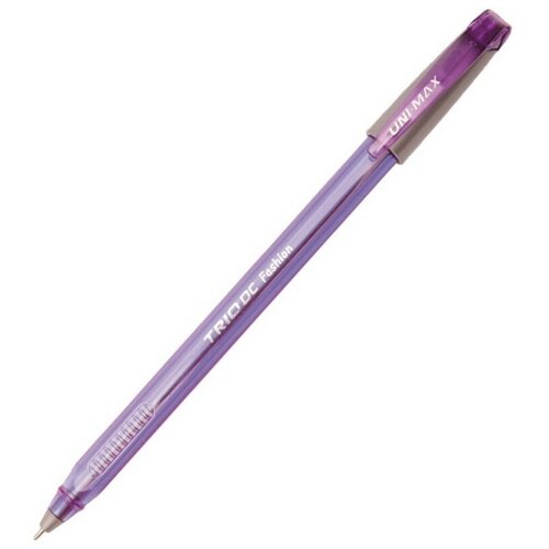 фото Ручка шариковая unimax trio dc fashion 1мм, фиолет, масл, треуг, неавтомат 8 штук