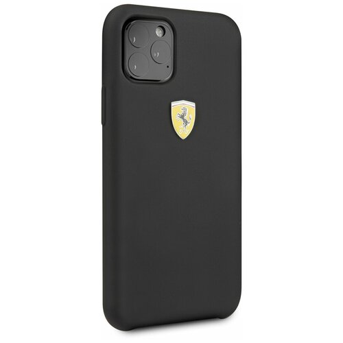 Чехол Ferrari для iPhone 11 Pro On- Track Silicone case Hard Black
