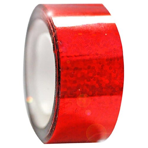 фото Обмотка для гимнастических булав и обручей diamond клейкая, цвет красный металлик mikimarket