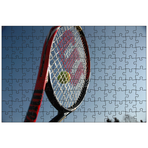 фото Магнитный пазл 27x18см."уилсон, теннисные ракетки, джонатан марксоном теннис" на холодильник lotsprints