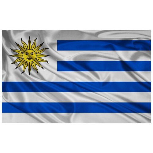 фото Без тм флаг уругвая (135 х 90 см)