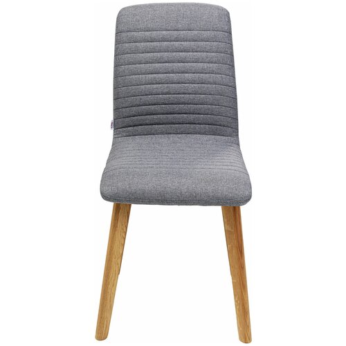 фото Kare design стул lara, коллекция "лара" 44*92*45, полиэстер, пенополиуретан, дуб, фанера, серый