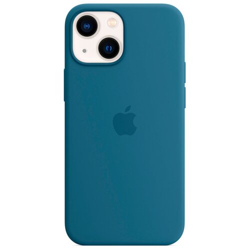 фото Чехол apple iphone 13 mini silicone case with magsafe blue jay силиконовый чехол magsafe для iphone 13 mini цвет