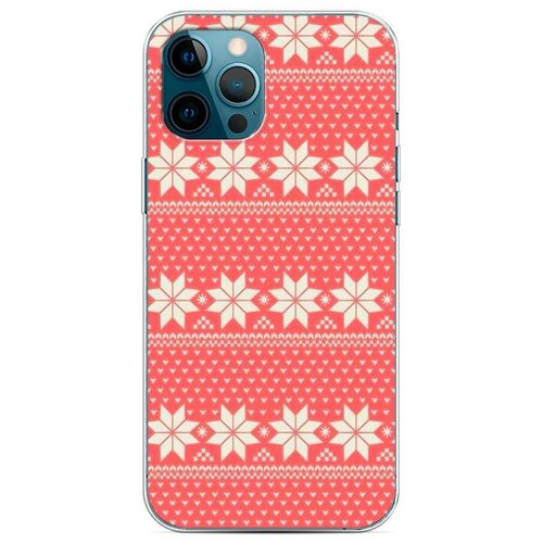 фото Силиконовый чехол "новогодний свитер" на apple iphone 12 pro max / айфон 12 про макс case place