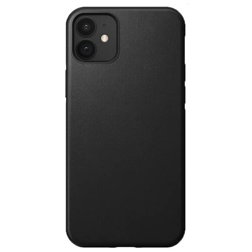 фото Чехол-накладка nomad rugged leather case (nm21e10r00) для iphone 12 mini (black leather)