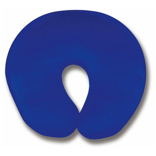 фото Подушка для шеи штучки, к которым тянутся ручки турист велюр, синий