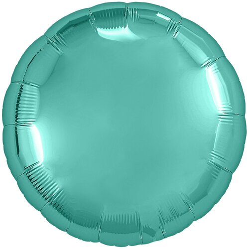 фото Набор шаров (9''/23 см) мини-круг, бискайский зеленый, 5 шт. в упак. agura