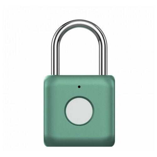 фото Умный навесной замок биометрический xiaomi uodi smart fingerprint lock padlock зеленый