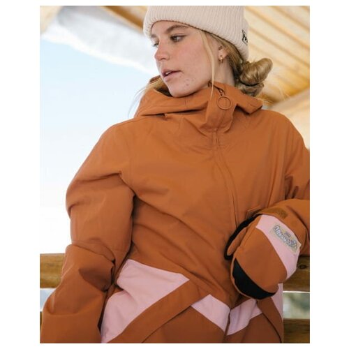 фото Сноубордическая куртка billabong good life, цвет коричневый, размер m