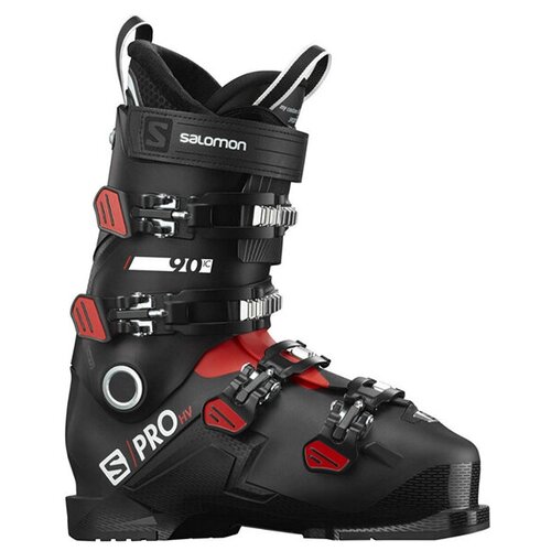 фото Горнолыжные ботинки salomon s/pro hv 90 black/red (20/21) (26.5)