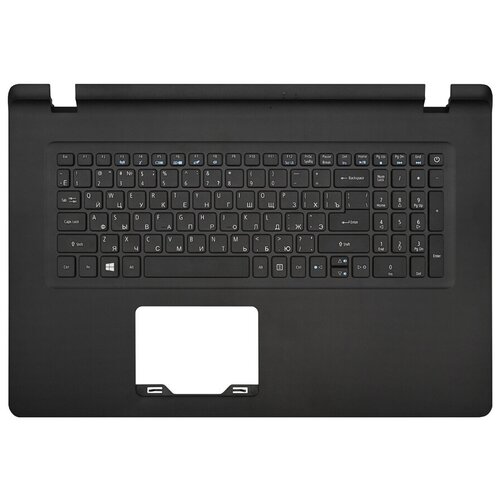 фото Клавиатура для ноутбука acer aspire es1-732 черная топ-панель