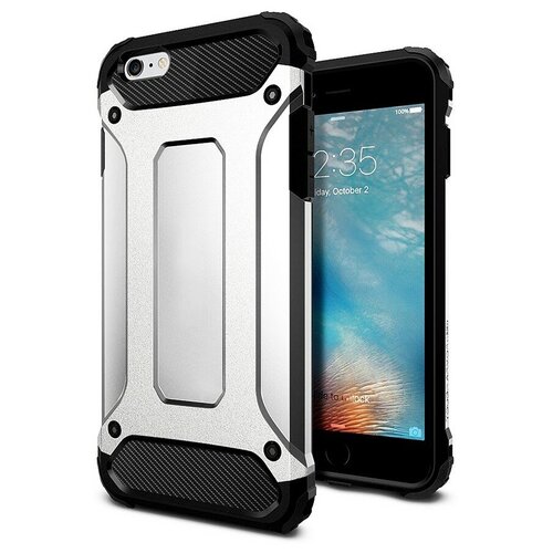 фото Противоударная накладка armor case для apple iphone 4g белый opt-mobile