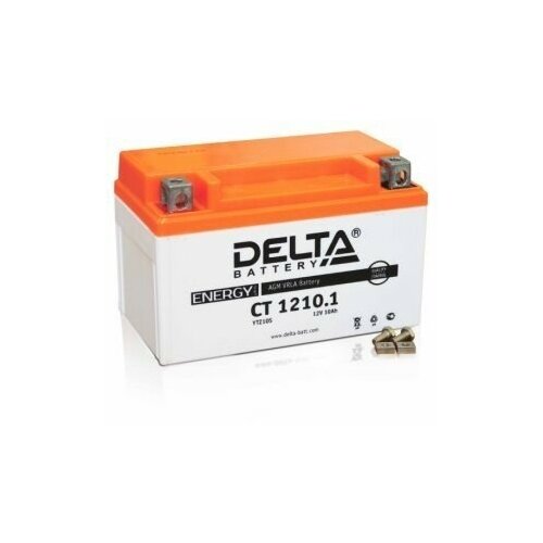 фото Delta аккумулятор delta ct 1210.1 12в 10ач 190cca 150x86x93 мм прямая (+-) delta battery