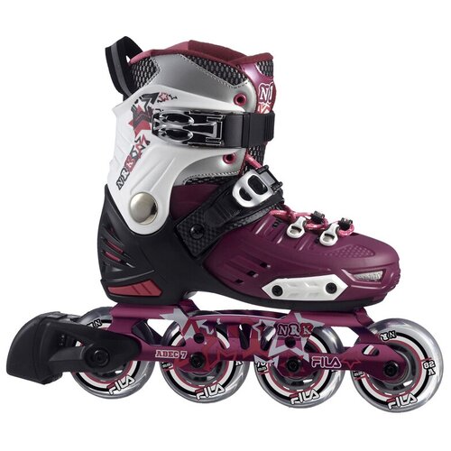 фото Роликовые коньки fila 2022 nrk junior black/violet/pink (eur:35-38) fila skates