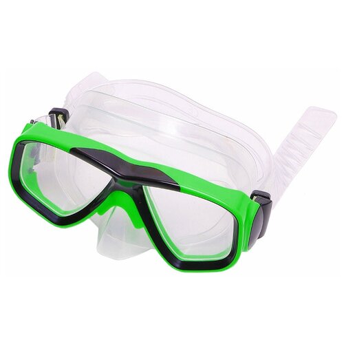 фото E33137-2 маска для плавания (пвх) (зеленая) smart athletics