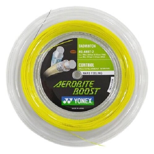 фото Струна для бадминтона yonex 200m aerobite boost gray/yellow