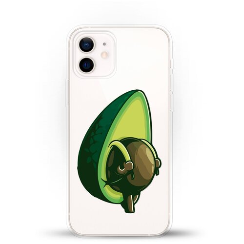 фото Силиконовый чехол рюкзак-авокадо на apple iphone 12 mini andy & paul