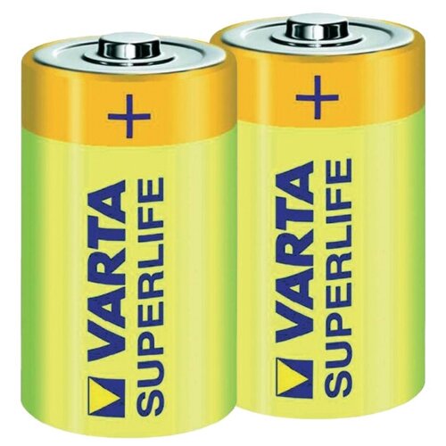Батарейка D - Varta SuperLife R20 2020 (2 штуки) VR R20/2SH мужские часы kenneth cole kc50565001
