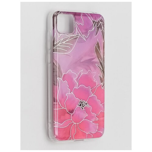 фото Накладка силиконовая flowers для huawei honor 9s/y5p вид5 ycase