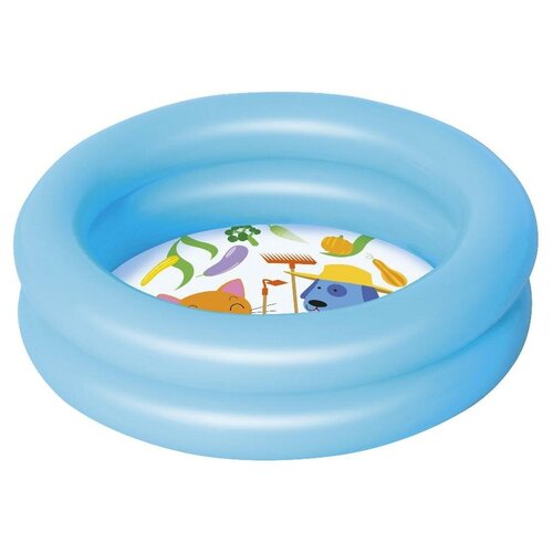 фото Детский круглый бассейн bestway 51061 (61х15см) 21 л, голубой, 2+