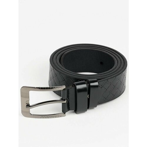 фото Ремень экокожа, для мужчин, черный elegant belt