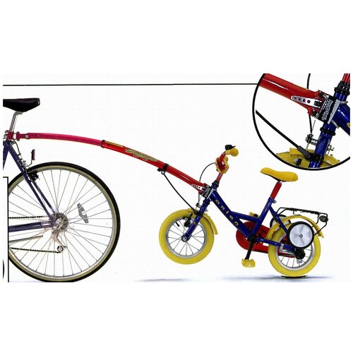 фото Крепление 5-640025 для детского велосипеда 12-20 к подседельный штырю до 32кг красное (индивидивидуальная упаковка) trail-gator