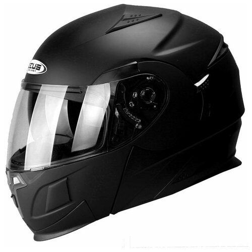 фото Шлем модуляр zeus zs-3020 черный матовый zeus helmet