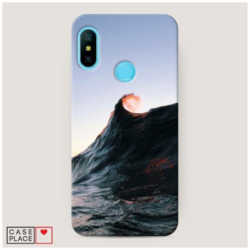 фото Чехол пластиковый xiaomi redmi 6 pro волна крюк case place