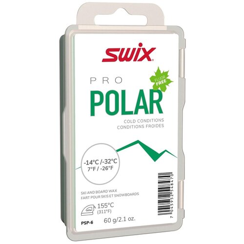 фото Мазь для лыж swix ps polar, зелeный, 0.06