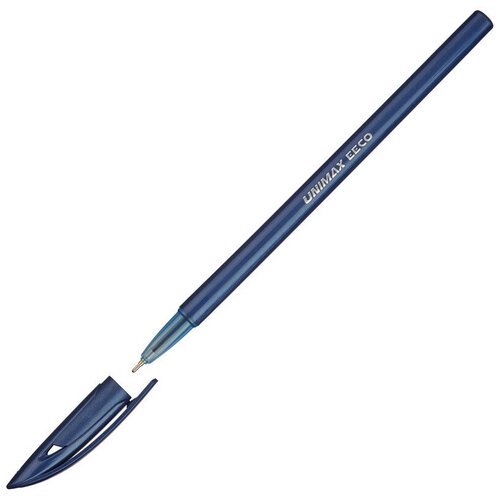 фото Ручка шариковая неавтоматическая unimax eeco 0,7мм, син, масл, неавтомат 29 шт.