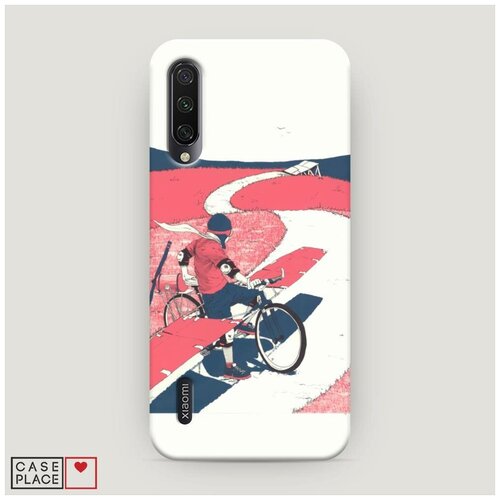 фото Чехол пластиковый xiaomi mi a3 хобби велосипед 4 case place