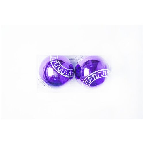 фото Набор шаров 10 см (2 штуки) фиолетовый china dans