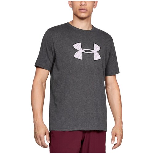 фото Футболка under armour big logo graphic short sleeve t-shirt серый sm 1329583-019