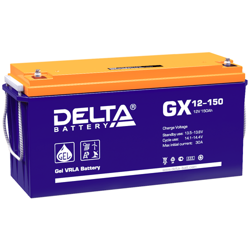 фото Аккумуляторная батарея delta battery gx 12-150 150 а·ч