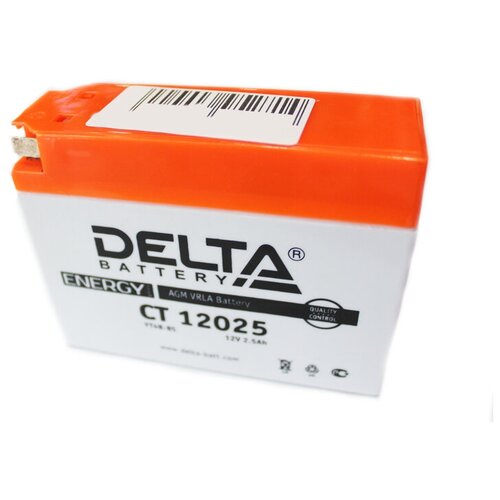 фото Аккумуляторная батарея delta 12025 yt4b-bs 6ст2.5 delta battery