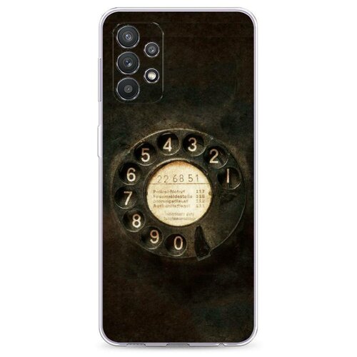 фото Силиконовый чехол "старинный телефон" на samsung galaxy a32 / самсунг галакси а32 case place